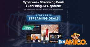 Cyberweek waipu.tv Streaming Deals - 1 Jahr lang 33 % sparen!
