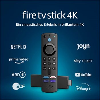 Fire TV Stick 4K mit Alexa-Sprachfernbedienung (mit TV-Steuerungstasten) nur 26,99€