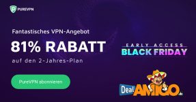 VPN Deal - 81% Rabatt auf den 2-Jahres-Plan von PUREVPN