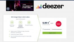 Teste Deezer - jetzt 4 Monate gratis!