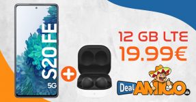 Samsung Galaxy S20 FE 5G & Samsung Galaxy Buds2 mit 12GB LTE nur 19,99€ monatlich