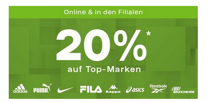 DEICHMANN Online Shop – 20% auf Top-Marken – ab Donnerstag, den 25.08.2022