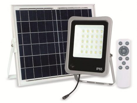 DEAL DES TAGES: OPTONICA Solar LED-Fluter mit Fernbedienung, 30 W, 2400 lm, IP65, 6000 K – 22% reduziert – für nur 89,95 €