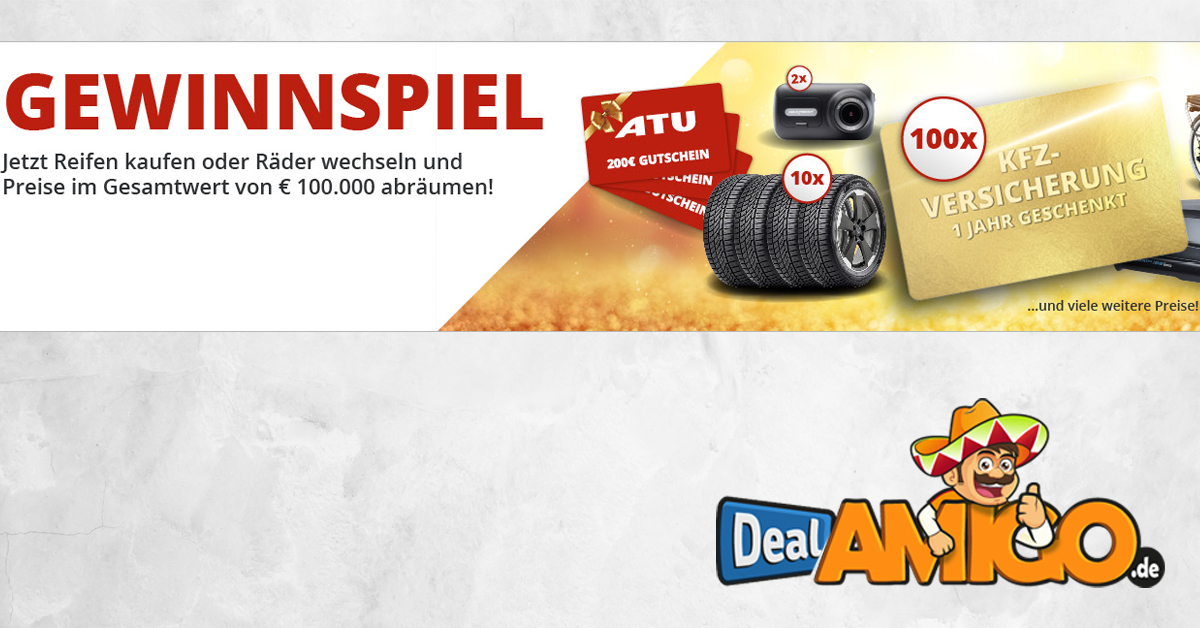 ATU Gewinnspiel mit Preisen im Gesamtwert von fast 100.000 Euro
