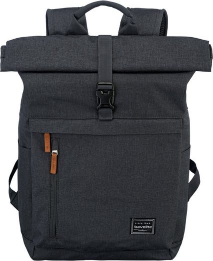 Deal des Tages bei otto - travelite Laptoprucksack »Basics Rollup, Anthrazit« nur 19,95 Euro