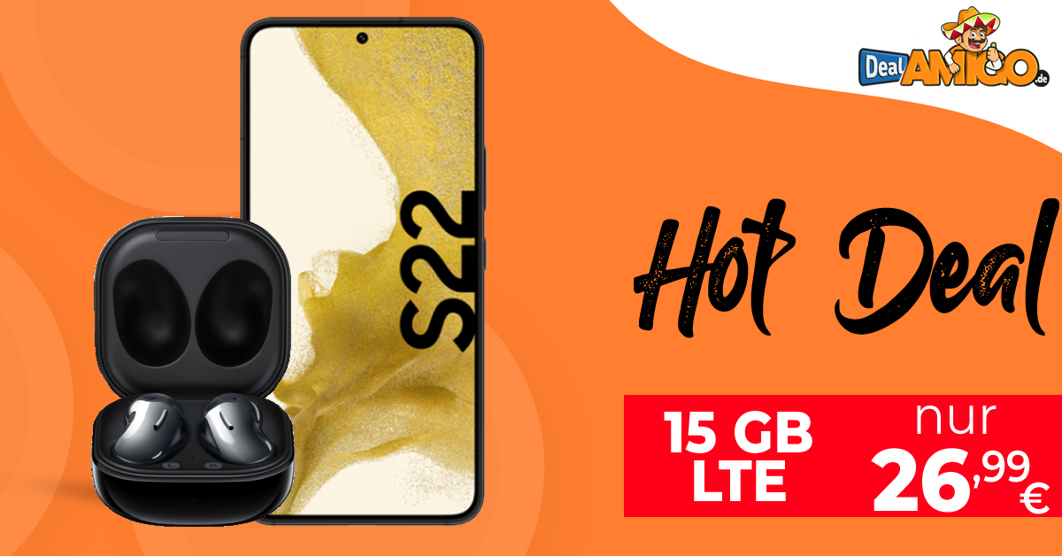 Samsung Galaxy S21 FE 5G & Samsung Galaxy Buds Live mit 12GB LTE nur 19,99 Euro monatlich