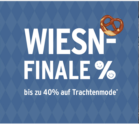 Bis zu 40% Rabatt auf Trachtenmode bei Ernsting’s family