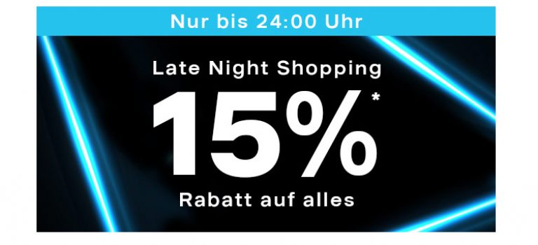 Nur heute - DEICHMANN Online Shop – Late Night Shopping - 15% auf alles