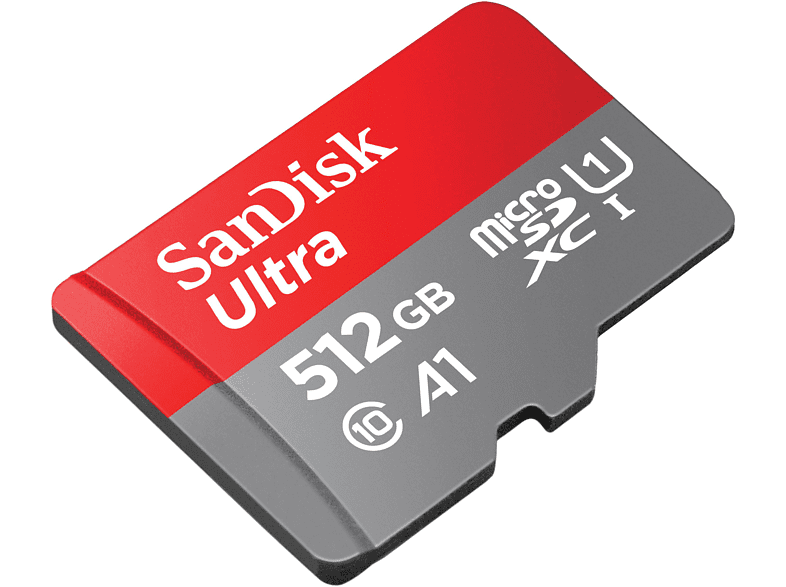 Tages-Deal - SANDISK Ultra® UHS-I, Micro-SDXC Speicherkarte, 512 GB, 120 MB/s nur 39 Euro