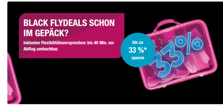 Eurowings Black Flydeals - Flugpreise purzeln bis Cyber Monday