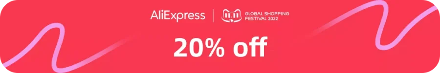 Bis zu 20% Rabatt bei aliexpress zum Singles Day