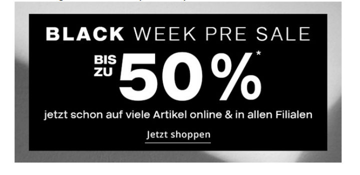 DEICHMANN Online Shop –Black Week Pre Sale - bis zu 50% auf viele Artikel