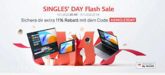 HUAWEI Single's Day Flash Sale Sichere dir extra 11% Rabatt