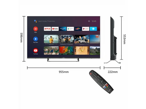 Deal des Tages bei MediaMarkt - SMART TECH 43 Zoll Android 9.0 Smart TV 43UA10V3 LED TV für 249 Euro