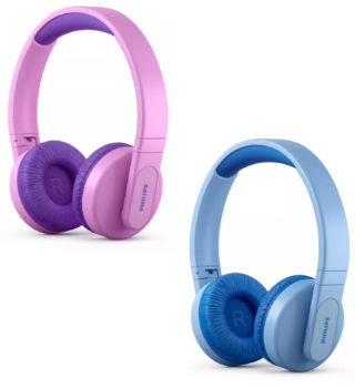 PHILIPS Kinderkopfhörer Kopfhörer kabellos On-Ear max. 85 dB blau und rosa NEU nur 17,95 Euro