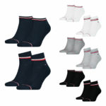 8 Paar Tommy Hilfiger Herren Iconic Sports Sneaker Quarter Sportsocken nur 29,99 Euro