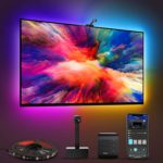 Govee TV LED Hintergrundbeleuchtung, DreamView T1 WiFi TV Hintergrundbeleuchtung mit Kamera für 55-65 Zoll TV nur 53,99 Euro