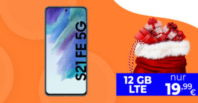 Samsung Galaxy S21 FE 5G mit 12GB LTE nur 19,99 Euro monatlich