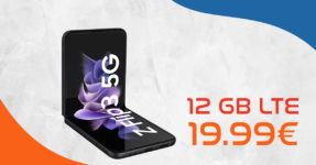 Samsung Galaxy Z Flip 3 mit 12GB LTE nur 19,99 Euro - nur 4,95 Euro Zuzahlung