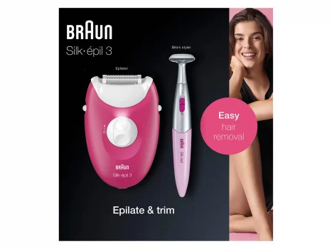 Braun »Silk-épil 3-420«, Epilierer für Haarentfernung, inkl. Bikinitrimmer nur 24,99 Euro