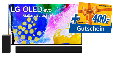Bis zu 400€ expert-Gutschein bei LG Aktionsgerät