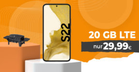 Samsung Galaxy S22 5G & Enders Grill Urban für einmalig 139 Euro mit 100€ Wechselbonus und 20GB LTE5G nur 29,99 Euro monatlich