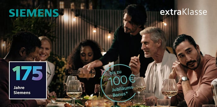 expert: Siemens Jubiläums-Bonus - bis zu 100 EUR Cashback
