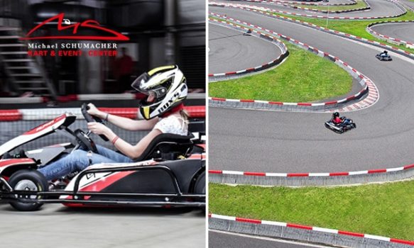 3 GoKart Fahrten á 10 Minuten im Michael Schumacher Kart & Event-Center nur 29,90 Euro