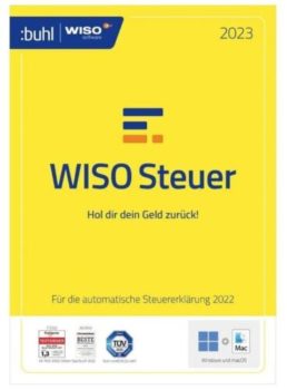 WISO Steuer 2023, Software (CD-Rom) für 23,49 Euro