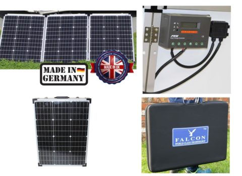 FALCON Solarkraftwerk, 180 W -tragbares Solarpanel-Kit mit dem PWM - nur 399 Euro