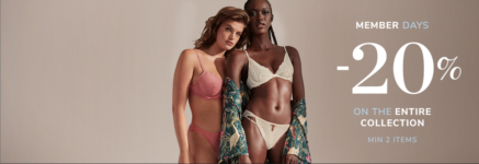 Hunkemöller - Memeber's Day 20% Rabatt