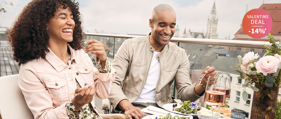 Valentins-Highlights mit 14% Rabatt bei mydays.de