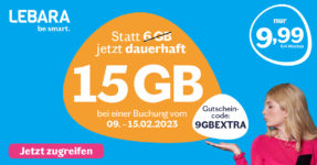 Prepaid Knaller - 15GB LTE Allnet Flat für nur 9,99 Euro monatlich und mit 50 Freiminuten in 50 Länder