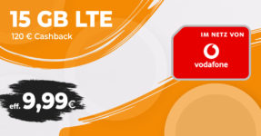 Touchdown-Deal! 15 GB LTE Allnet Flat im Vodafone Netz für effektiv 9,99 Euro monatlich