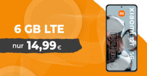 Xiaomi 12T für einmalig 79 Euro mit 6GB LTE nur 14,99 Euro monatlich