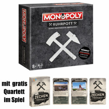 Monopoly Ruhrpott inkl. GRATIS QUARTETT Brettspiel Gesellschaftsspiel für 42,95 Euro