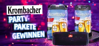 Gewinne ein Krombacher Party-Paket