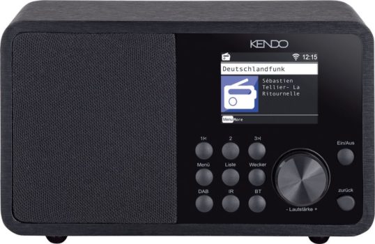 KENDO DABIR Radio 21EX (DAB+,UKW, Internetradio, Bluetooth, Mediaplayer, Fernbedienung, USB Record, USB) für 66 Euro