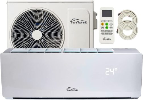 Tronitechnik® Reykir Split Klimaanlage mit Fernbedienung, WiFi App-Steuerung (9000 BTU) inkl. Montagematerial nur 379 Euro