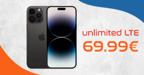 Apple iPhone 14 Pro Max für einmalig 99 Euro mit unlimited 5GLTE für 69,99 Euro monatlich