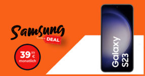 Samsung Galaxy S23 5G mit 60GB LTE5G nur 39,99 Euro monatlich - nur 1 Euro Zuzahlung