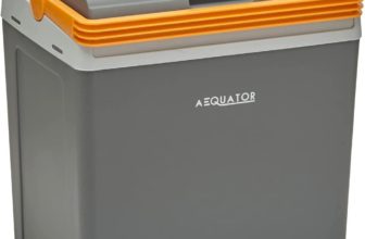Aequator Tragbarer Kühlschrank, tragbare thermo-elektrische Kühlbox, 24 Liter, 12 V und 230 V für Auto nur 38,99 Euro