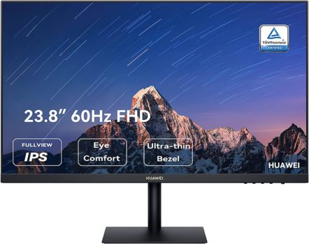 HUAWEI Display 23,8 Zoll 60Hz, 60 cm, Full HD FullView Monitor, IPS-Panel (HDMI, 1920 x 1080, 5ms Reaktionszeit) nur 99 Euro