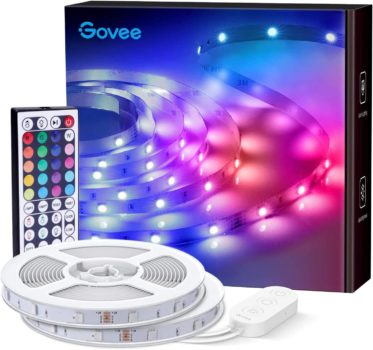 Govee LED Strip 20m, RGB LED Streifen, Farbwechsel LED Band mit IR Fernbedienung nur 20,39 Euro
