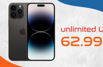Apple iPhone 14 Pro Max für einmalig 99,95 Euro mit unlimited LTE5G für 62,99 Euro monatlich