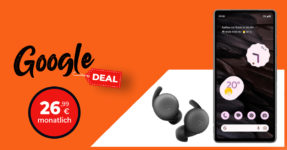 Google Pixel 7a & Google Pixel Buds A-Series für einmalig 99 Euro mit 10GB LTE nur 26,99 Euro monatlich