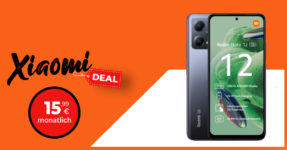 Xiaomi Redmi Note 12 5G mit 10GB LTE nur 15,99 Euro monatlich - nur 1 Euro Zuzahlung und kein Anschlusspreis
