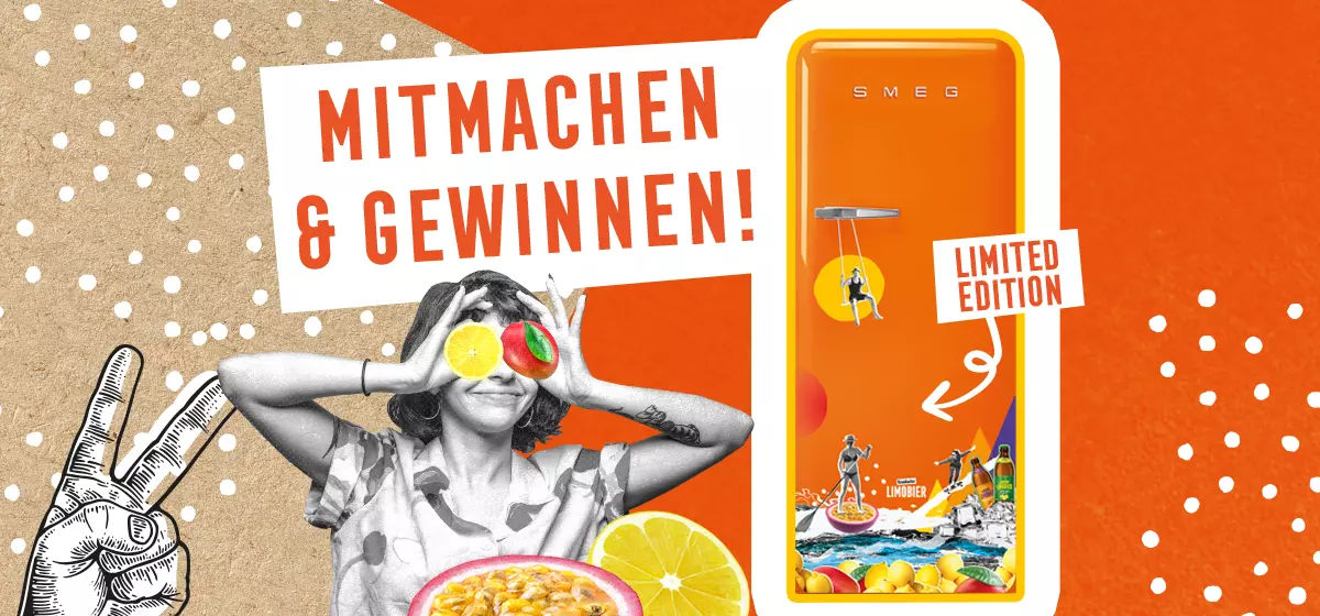 Krombacher Limobier Newsletter-Gewinnspiel im Juni 2023