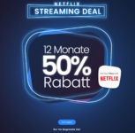 Netflix Streaming Deal: 50 % Rabatt für 12 Monate waipu.tv mit Netflix