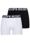 Superdry Herren Boxershorts Aus Bio-Baumwolle Mit Doppeltem Logo Im 2Er-Pack nur 11,95 Euro